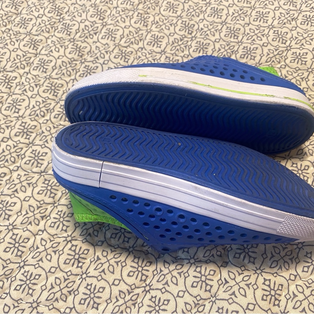 Skechers Blue and Green Sandals with Slip-On Design